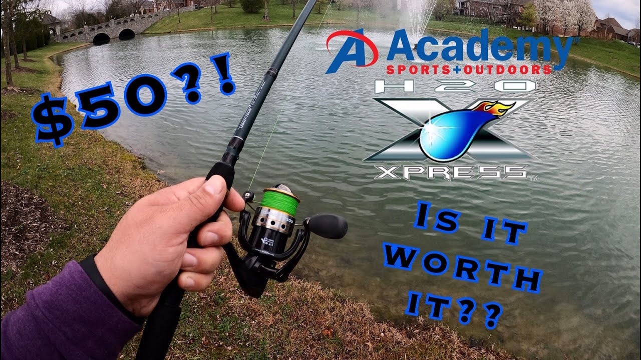 $50 BASS FISHING Combo from ACADEMY (H2O Xpress) - Worth it