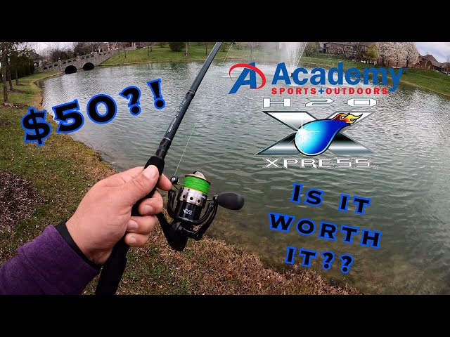 $50 BASS FISHING Combo from ACADEMY (H2O Xpress) - Worth it