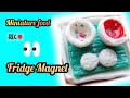 DIY fridge Magnet | Miniature food | Idli | South Indian Food | Clay Art