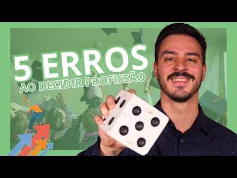 Imagem de capa do vídeo 5 ERROS comuns ao DECIDIR CARREIRA