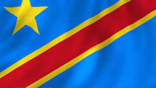 Democratic Republic Of Congo National Anthem Instrumental With Waving Flag