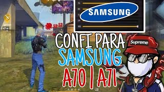 ⚙️CONFIGURACIÓN PERFECTA + DPI PARA SAMSUNG A70 | A71 FREE FIRE🎯 NUEVA ACTUALIZACIÓN 2023