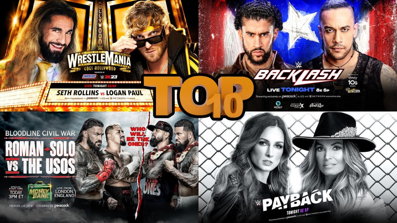 Top 10 Best Wwe Ppv Matches Of 2023 YouTube