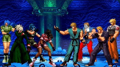 [KOF Mugen] Memorial | Leona Heidern vs Ryo Sakazaki [ 4vs4 ]