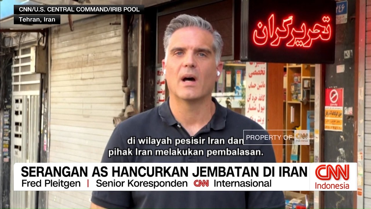 Serangan AS Hancurkan Jembatan di Iran