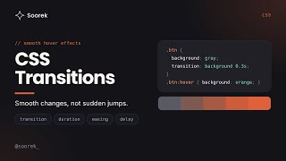Make Your CSS Hover Effects Smooth in 1 Line