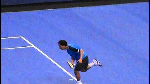 Michael Change Serve Return and Backhand (High Speed)
