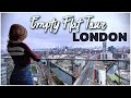 LONDON EMPTY FLAT TOUR - 19TH FLOOR STRATFORD FLAT | Moving to London Ep.1