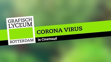 Corona Virus in Cinema4D