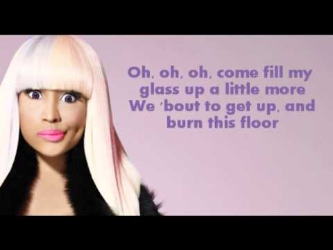 Nicki Minaj - Pound The Alarm Lyrics On Screen