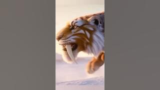 ICE AGE CLASH: Saber-Tooth Tiger vs. Woolly Mammoth 4K Cinematic