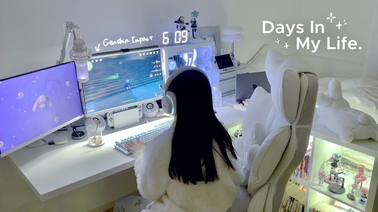 vlog | 懐かしの給食デザートを食べる🍰サンリオ購入品📦最近の朝の日課☁️原神、龍が如く