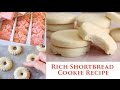 How to make Shortbread Cookies | Recipe for roll out & cookie press