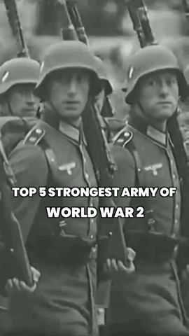 Top 5 Strongest Army of World War 2 #shorts