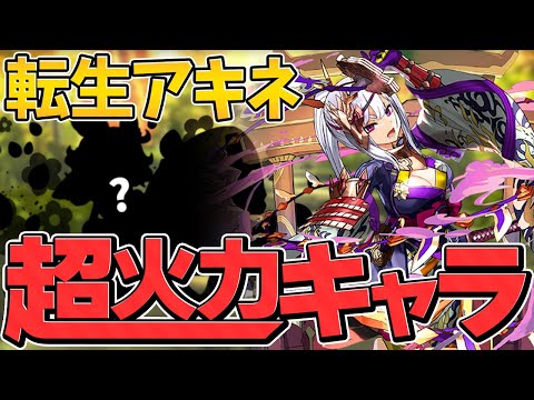 転生アキネが完全別キャラ！超火力に強スキルループ！リーダーで多次元攻略！【パズドラ】