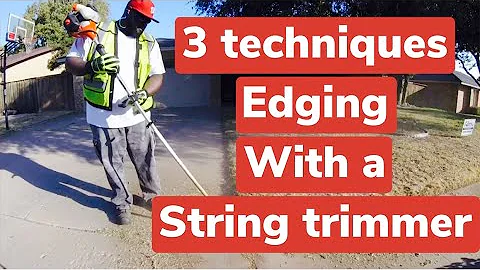3 Techniques For String Trimmer Edging!