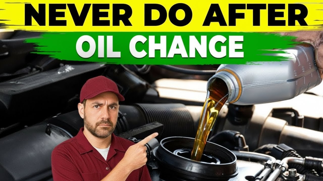What You Do Right After an Oil Change That Secretly Destroys Your Car