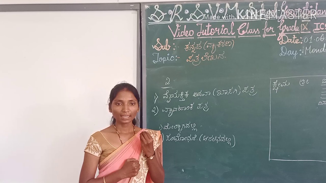 Kannada Letter Writing - YouTube