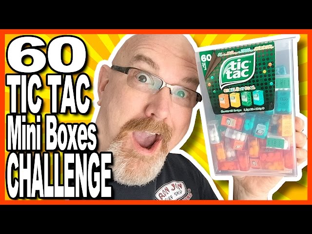 Tic Tac Spender Box with 60 Mini Boxes