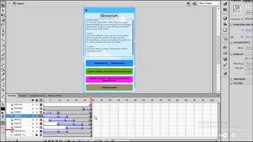 Navigasi Antar Frame [ Menu Materi ]  menggunakan Adobe Flash CS6 AIR for Android ActionScript 3.0