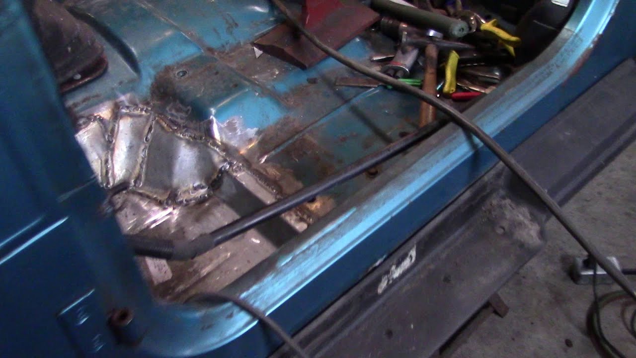 94 yj Jeep Project ( Floor Pans ) - YouTube