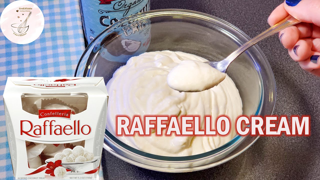 HOW TO MAKE Raffaello Cream | Jak zrobić krem Raffaello?| ASMR Recipe ...