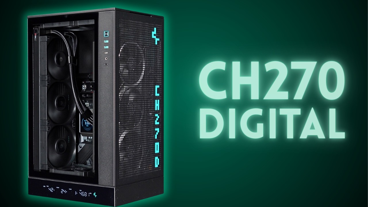 DeepCool CH270 Digital with 9800X3D and RTX 5090 Astral | Full Build ...