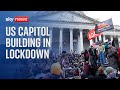 In full: US Capitol building in lockdown as Trump protesters clash with police