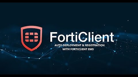 Hoe u automatische implementatie en registratie van Forticlient met Forticlient EMS instelt/confi...