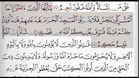 (9) سورة التوبة | شيخ الزين محمد احمد