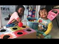 DIY MAINAN ANAK EDUKATIF murah dari Kardus Bekas | Zara Cute GO GREEN | Lets Play Cardboard
