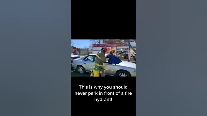 Never park your car in front of a fire hydrant.