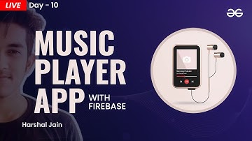 Build a Music Player App with Firebase ( Day 10 ) | React Native Projects