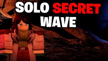 Soloing Secret/Hidden Wave - Roblox Tower Defense X