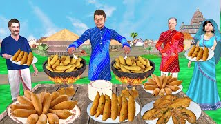 मिर्ची पकोड़ा वाला सफलता Mirchi Pakoda Wala Safaltha Street Food Hindi Kahani New Funny Comedy Video