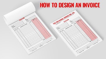 How to Create an Invoice | Design an Invoice in photoshop