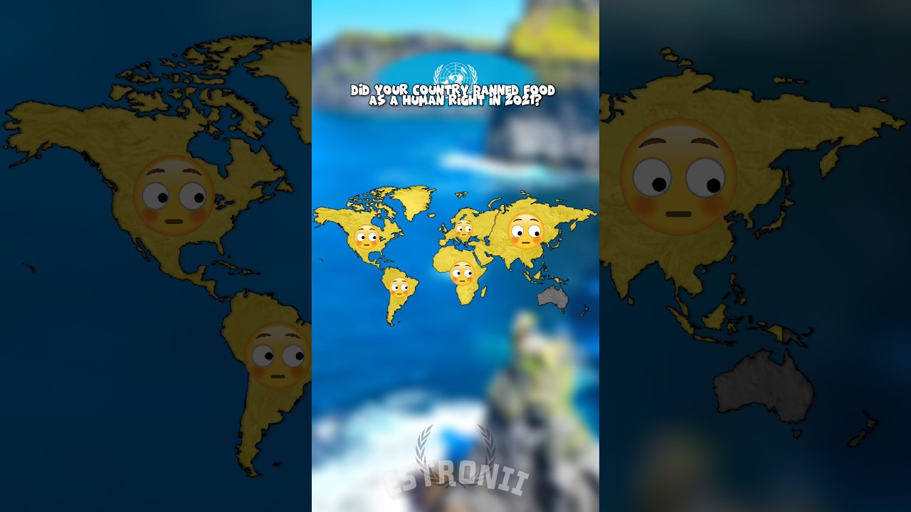 В вашей стране в 2021 году был введен запрет на продукты питания как на право человека? 