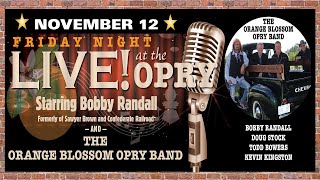 Welcome to Friday Night Live with the OBOpry Band 11-12-21