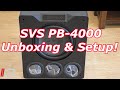 New SVS PB-4000 Subwoofer Unboxing & Setup!! Watch The Driver Work!