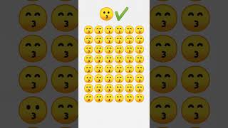 Find the odd emoji||#shorts #emojichallenge
