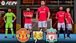 FC 24 VOLTA - RONALDO, MESSI, GARNACHO, MBAPPE, NEYMAR ALL STARS | MANCHESTER UNITED VS LIVERPOOL