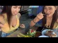 Authentic Thai pork bbq+Chicken on fluffy rice Mukbang ASMR😁😁😁