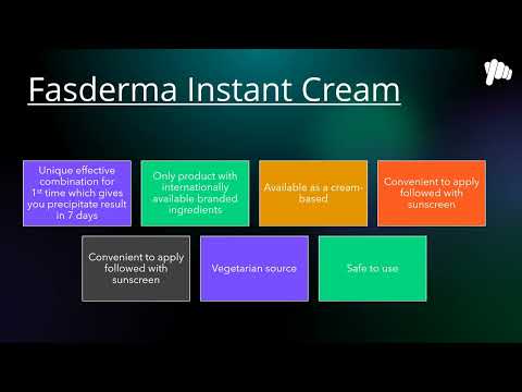 Fasderma Instant Cream | Product Review | Skin Care That Works @clickoncaredotcom