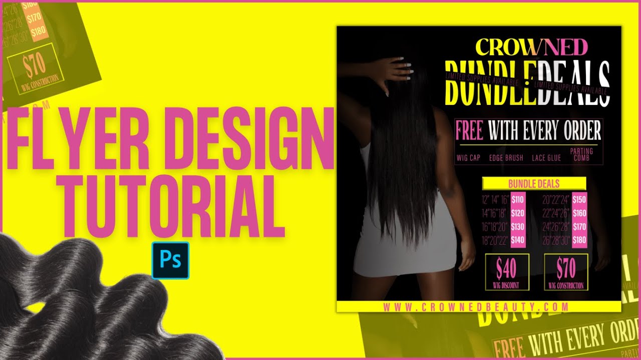 how-to-design-a-flyer-in-photshop-photoshop-tutorial-youtube