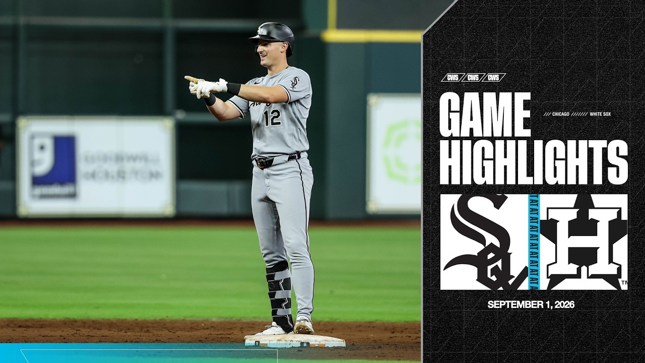 HIGHLIGHTS: White Sox Dominant in Victory Over Astros (9.1.26)