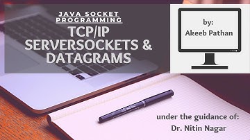 TCP/IP Sockets | Server Sockets | Datagrams | Java Socket Programming