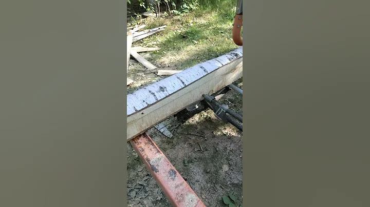 Norwood LumberMate 2000 sawing blocking to block u...