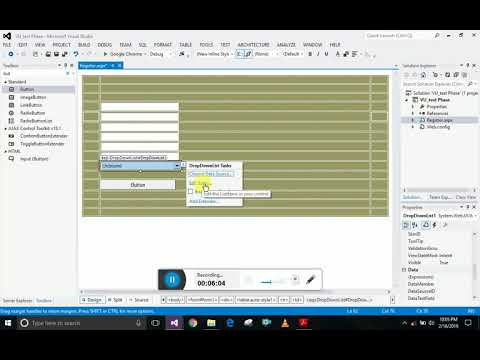 C# Asp net  Basic Tutorials for VU CS619  Projects Part 1