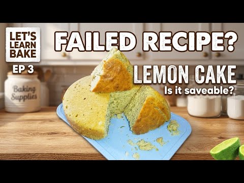 Lemon cake recipe!! How to make simple and delicious lemon cake