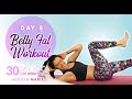 30 Day Yoga for Weight Loss, Julia Marie ♥ Essential Core Work for Abs & Belly Fat | 30 Mins, Day 8